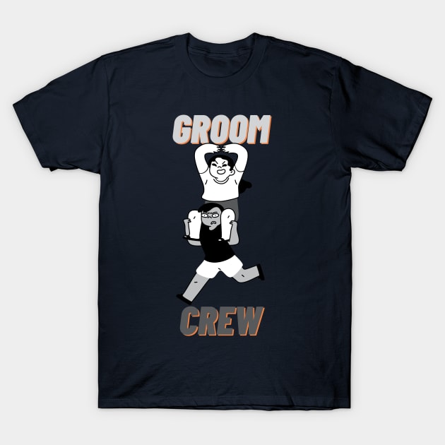 groom crew T-Shirt by Ekkoha